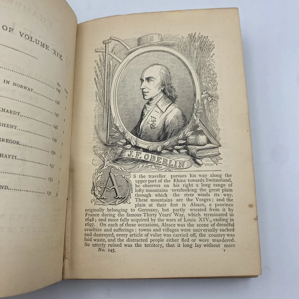 Antique‎ Chambers's Miscellany of Instructive & Entertaining Tracts Vol XIX 1872